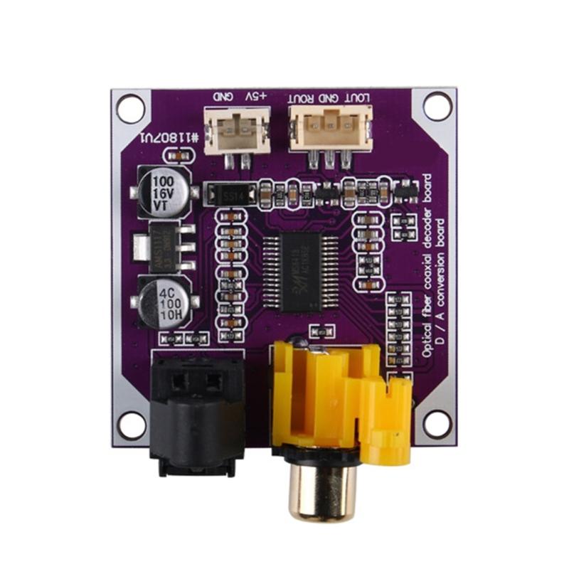 Digital Decoding Board Supporting 32k 192k for Clear Stereo Sound Performances Easy Installation Low Noise