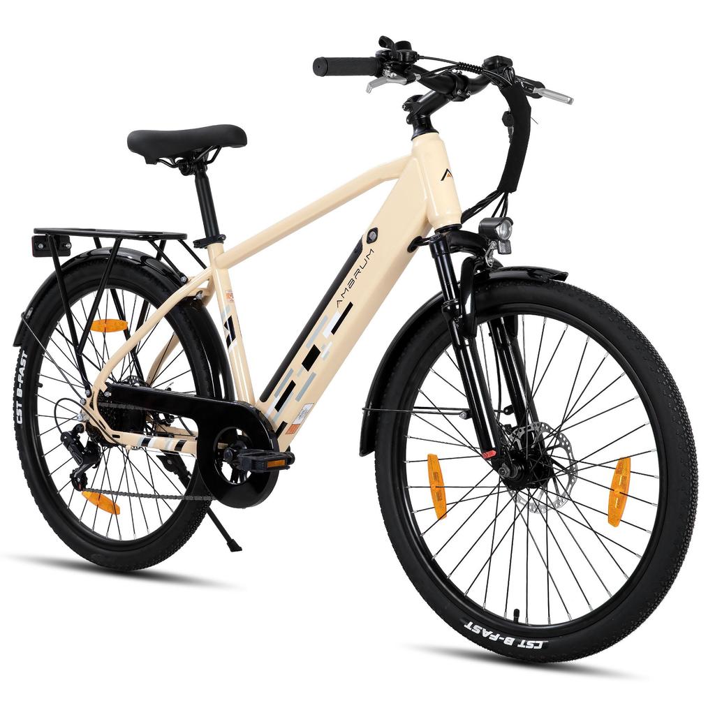 HILAND AMB652 Bicicletă Electrică de Oraș pentru Adulți cu Scaun Anvelope Off-Road 26 Inch Motor 250W Baterie 36V10.4AH Bicicletă Electrică de Munte
