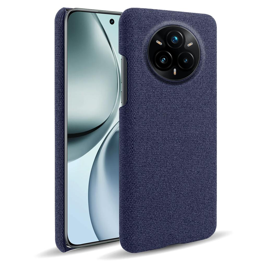 For Realme 14 Pro+ 5G Phone Case Cloth Texture Anti-Scratch Protective PC Back Cover
