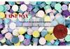 148 Pearlescent Octagonal Sealing Wax Beads - Mixable Colors, 500g Package