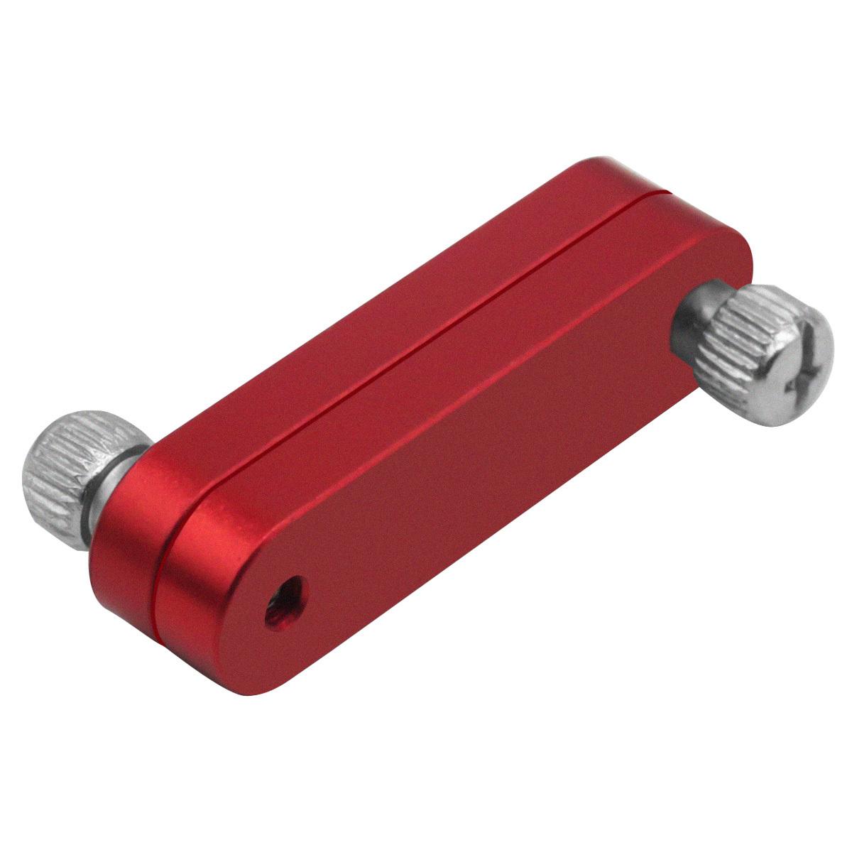 

Woodworking Steel Ruler Stop Block, Precision Positioning Gauge for Ruler, Carpentry Scriber Line Marking Measuring Tool червоний