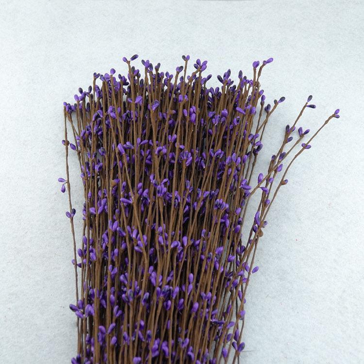 Искусственный рождественский венок: 65 см Ротанговая лоза с мелкими ягодами, DIY Пасторальный стиль