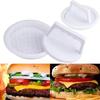 1 Set DIY Hamburgerfleischpresse Werkzeug Patties Maschine Fleisch Burger Maschine Form Lebensmittelqualität Kunststoff Hamburgerpresse