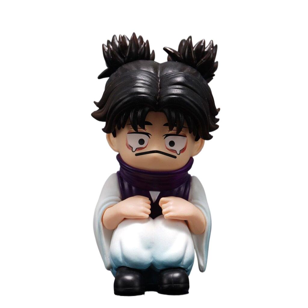 Q Version 10cm Jujutsu Kaisen Cry Sitting Posture Choso Anime Figure Pvc Model Toy Collectible Car Desktop Ornaments Fan Gifts