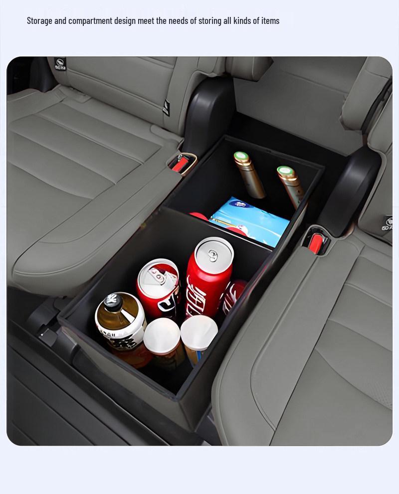 Leapmotor D19 Second Row Aisle Storage Box - Middle Row Seat Add-On for Car Interior.