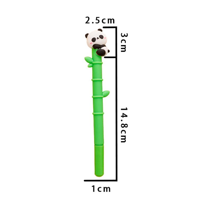 10 Panda Shaped Gel Pens For Students Soft Glue Cute Learning Stationery High Value Creative Signature Pen