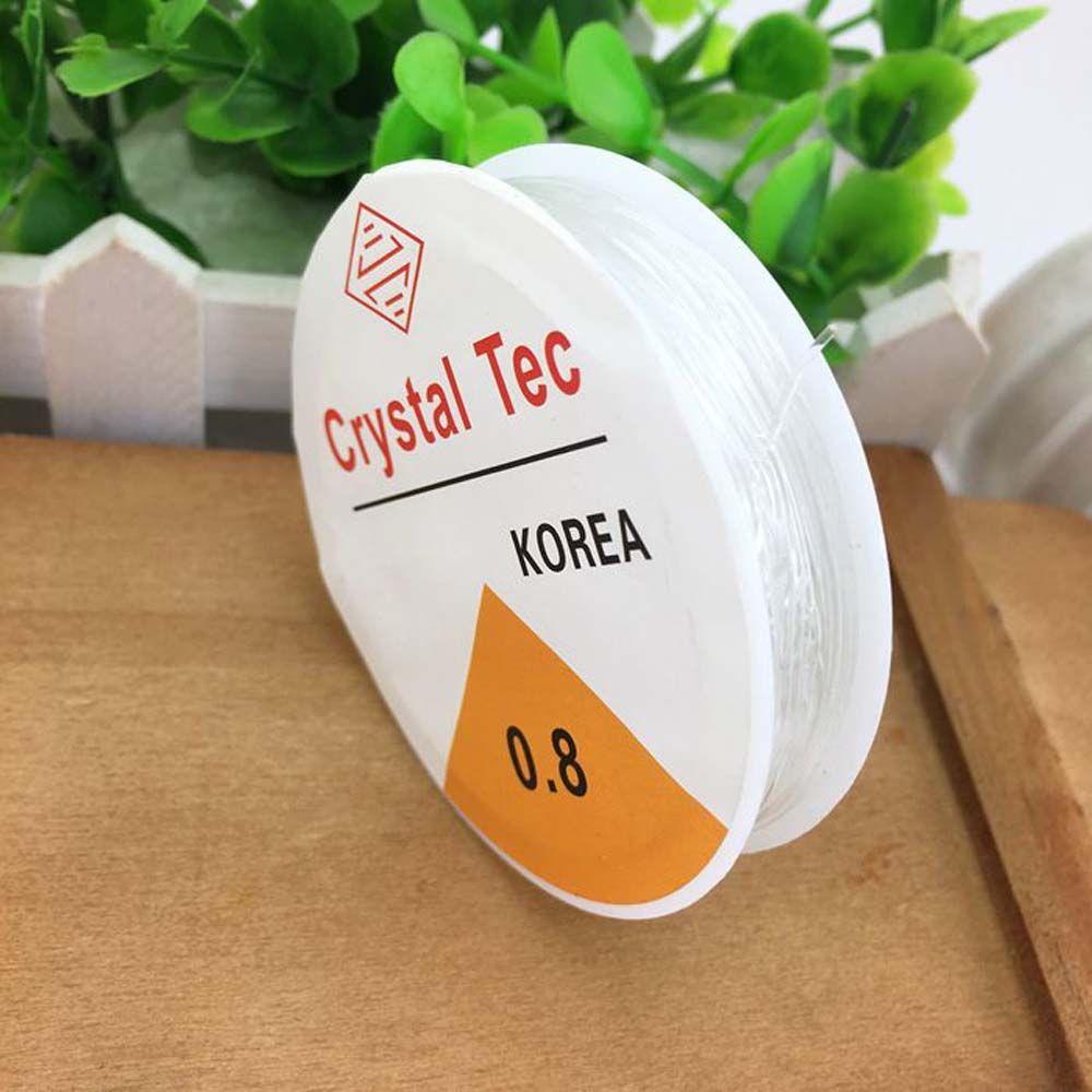 

Аксессуары для браслетов и ожерелий Прозрачная леска для изготовления украшений Бижутерный шнур Кристальная леска 0.8