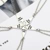 Creative Best Friend Necklace Zinc Zinc Alloy Multi-person Splicing Necklace Friendship Necklace  Unisex