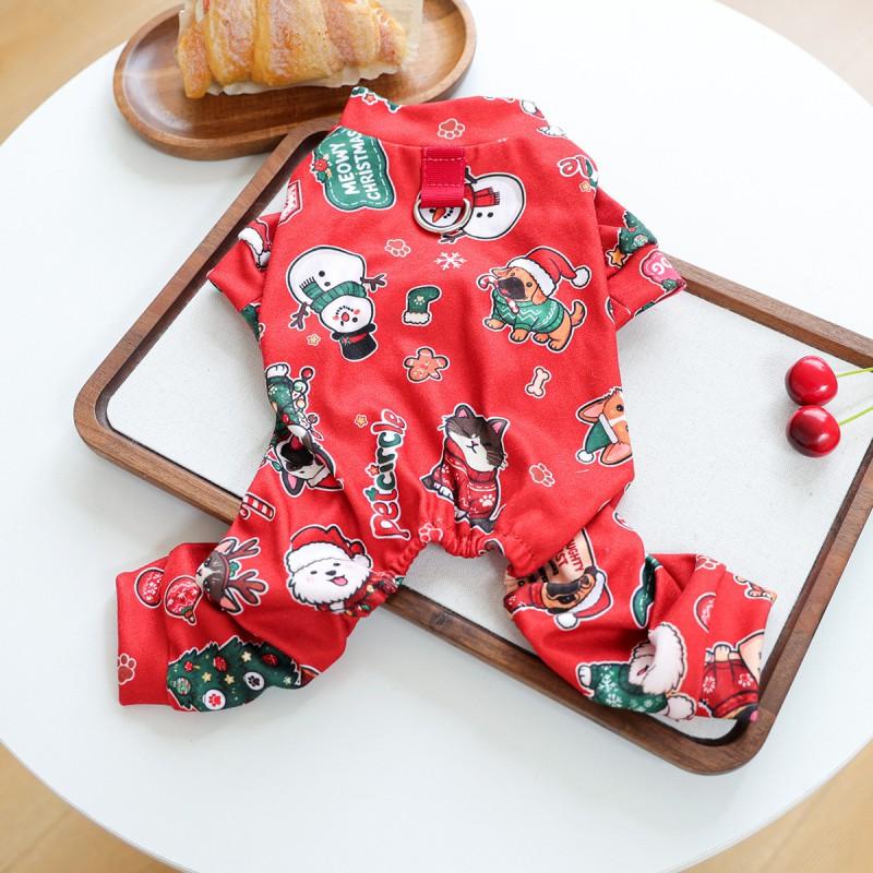 Pet Clothes Small Dogs Cats Cute Four-Legged Homewear Cartoon