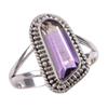 Natural Ametrine Gemstone 925 Solid Sterling Silver Jewelry Ring Size 10 M9D00