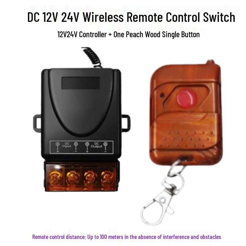Multi-Voltage Wireless Remote Control Switch for Water Pumps and Electric Vehicle Lighting