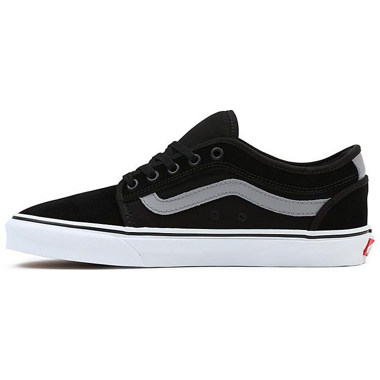 Vans Chukka Low Sidestripe - Black Grey Unisex Sneakers White VN0A5KQZ9BG 40