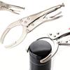 Oil Filter Pliers Heavy Duty Metal Adjustable Oil Filter Wrench Multi-functional Oil Filter Removal Tools Car Accessories