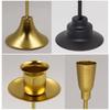 Contemporary Metal Candle Holder Iron Taper Candle Stand Candlestick Stand for Romance Wedding Centerpieces Decoration