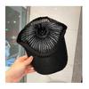 Summer Hat Hand-Pressed Diamond Knitted Hollow Duck Hat Korean Version Of All Fashion Rhinestone Shade Baseball Cap