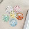 Glitter Epoxy Starfish Mobile Phone Airbag Holder Magnetic Suction Small Clear Fresh Air Gift Desktop Support Creative Ring Retractable