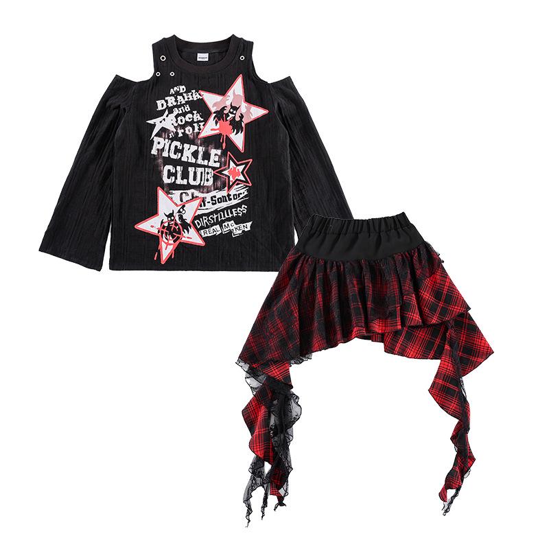 Girls' Jazz Dance Outfit: Stylish Catwalk & Performance Costume for Group Shows
