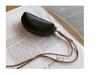 Vegetable-Tanned Leather Kisslock Mini Coin Purse - Versatile Neck-Hanging Dumpling-Shaped Wallet