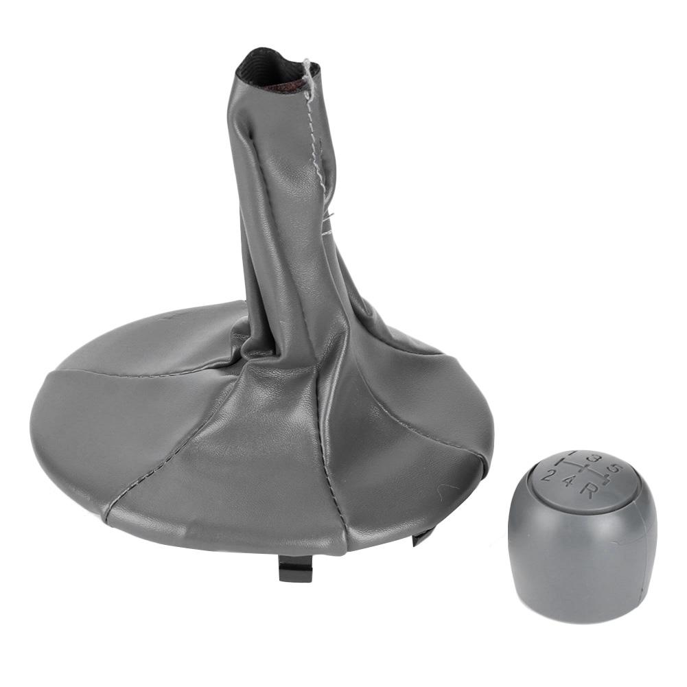 5 Speed Gear Shift Knob with Dust Cover Boot 71775051 Fit for Fait Panda 500 500C