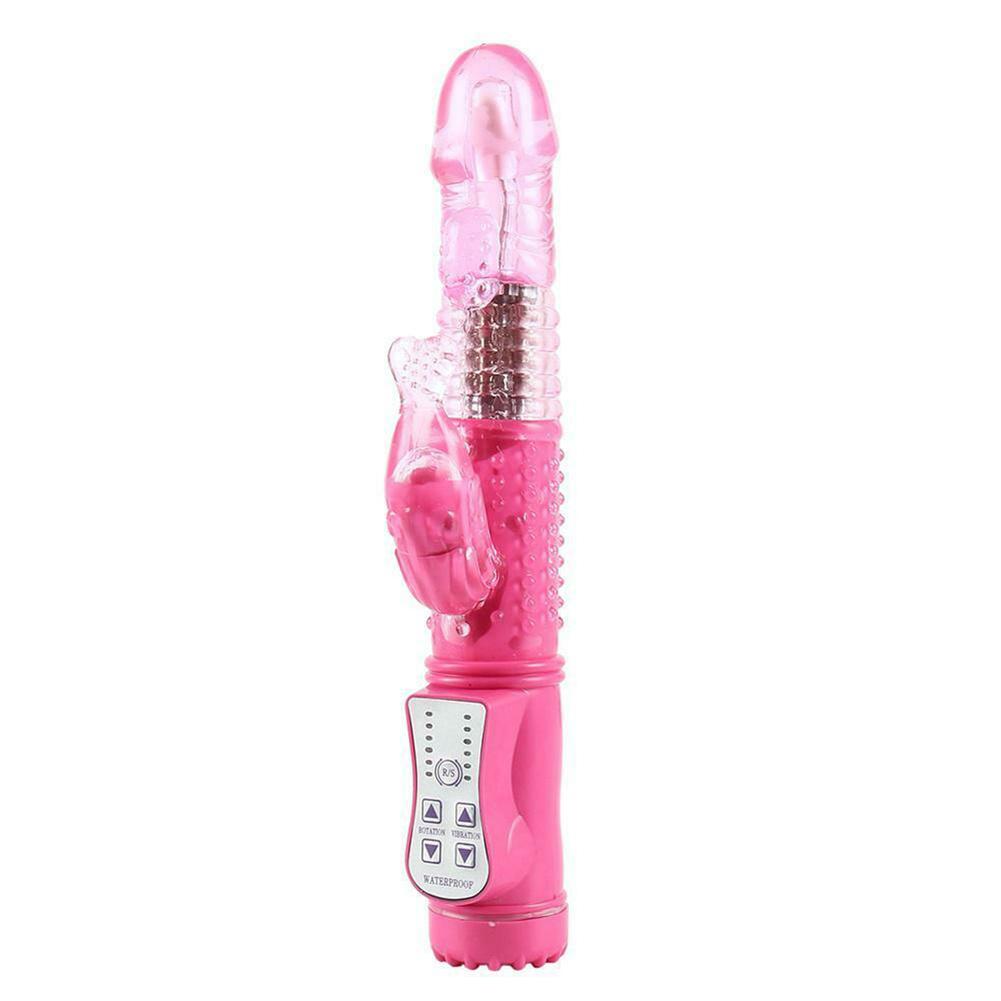 Rabbit Sex Tool Vibrating Retractable Vibrator for Women Rotation Dildo G Spot Sex Toy