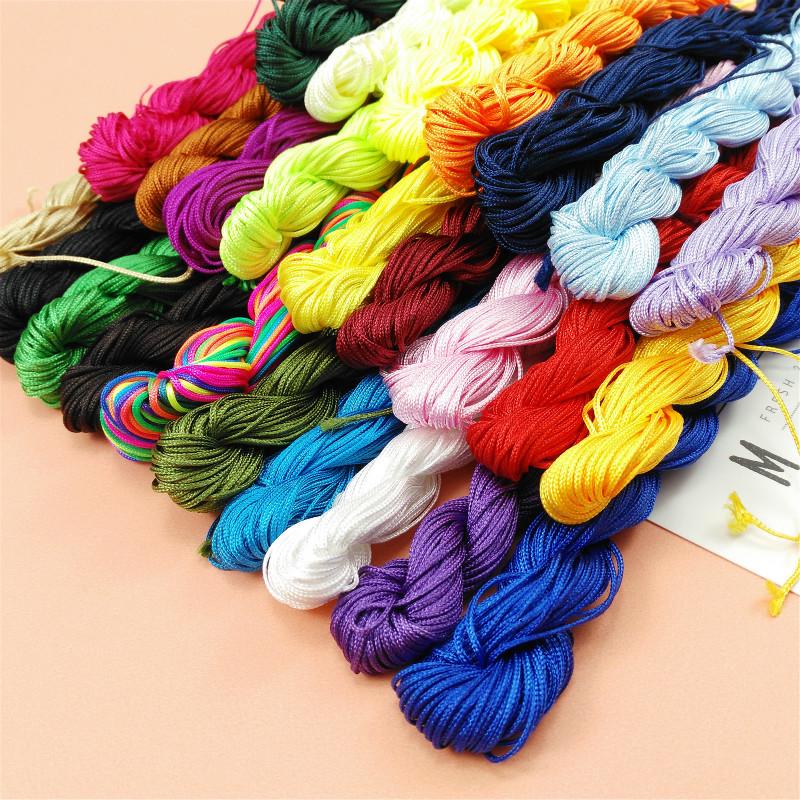 

Jade Polyester Thread for DIY, Handmade Weaving, Chinese Knotting, and Jewelry Crafting