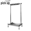 Floor-Standing Cleaning Tool Organizer Rack