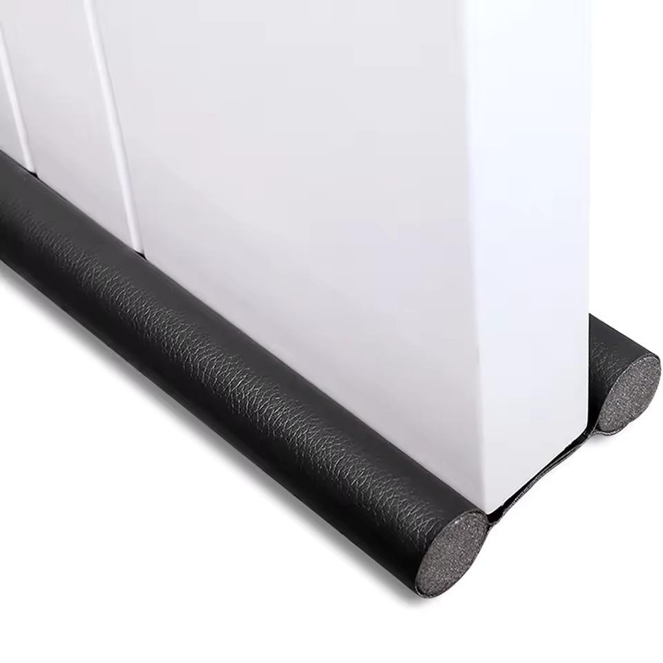 

1PC 96cm/37.79in Door bottom seal strip Soundproof Insulation Wind Under Door Draft Stopper Blocker Weather Strip for Interior чорний