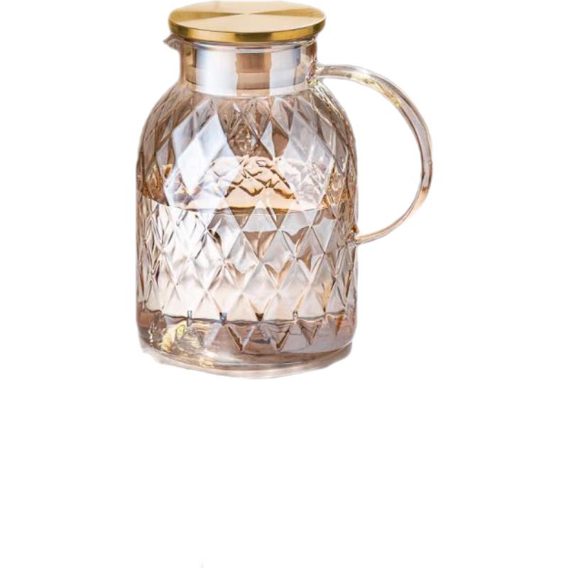 Myhobby High Borosilicate Glass Heat-Resistant Water Pitcher