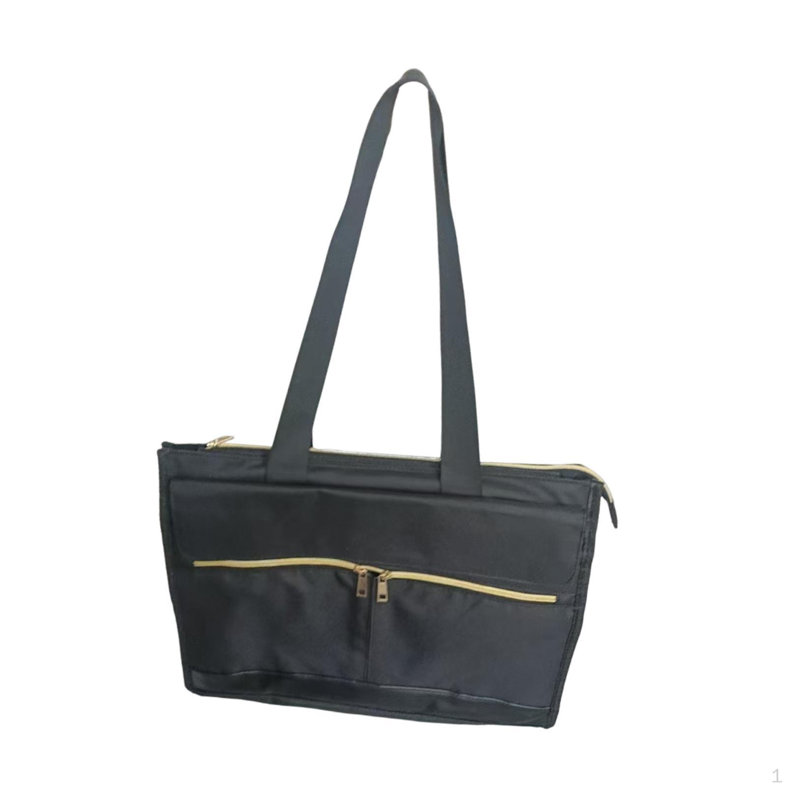 

Laptop Bag for Women with Insulated Lunch Compartment, Briefcase, Leisure Compartments, Notebook Black