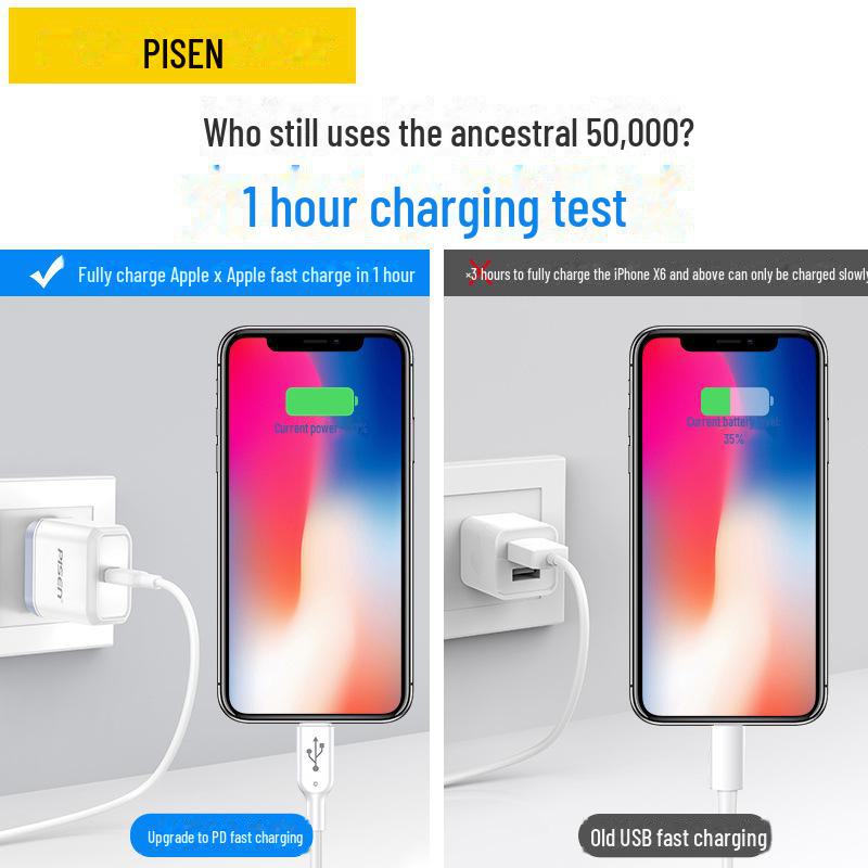 PISEN PD20W Fast Charging Cable for iPhone 12/14