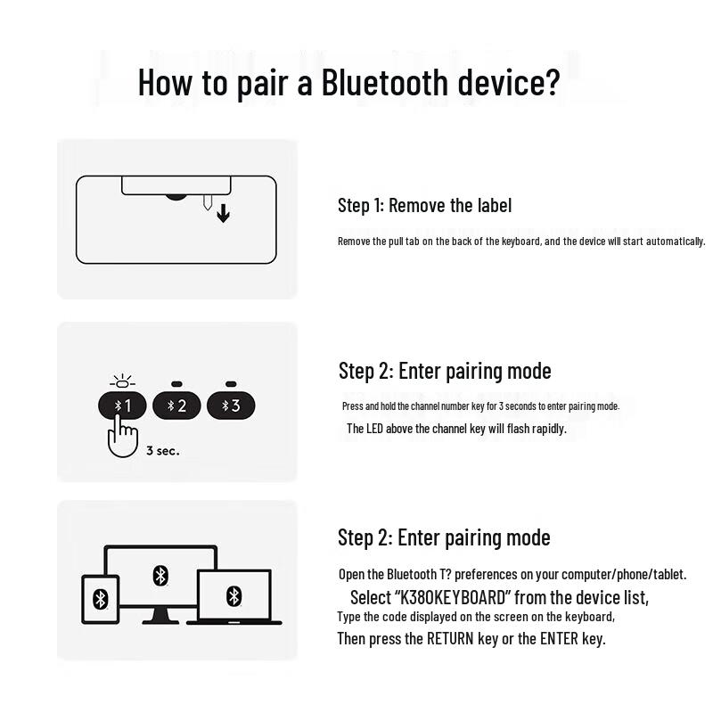 Logitech K380 Multi-Device Bluetooth Keyboard