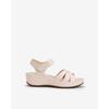 Portfolio Portfolio By ESquire Women S Platform Velcro SandalS Ivory