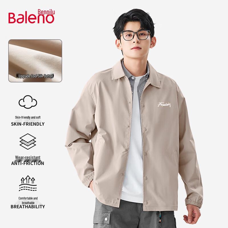 

Baleno Men s Casual Lapel Button-Up Jacket 2XL