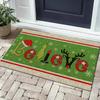 Grinch Christmas Doormat Non-Slip Floor Mat Entryway Hallway Living Room Holiday Decor Square Washable Rug