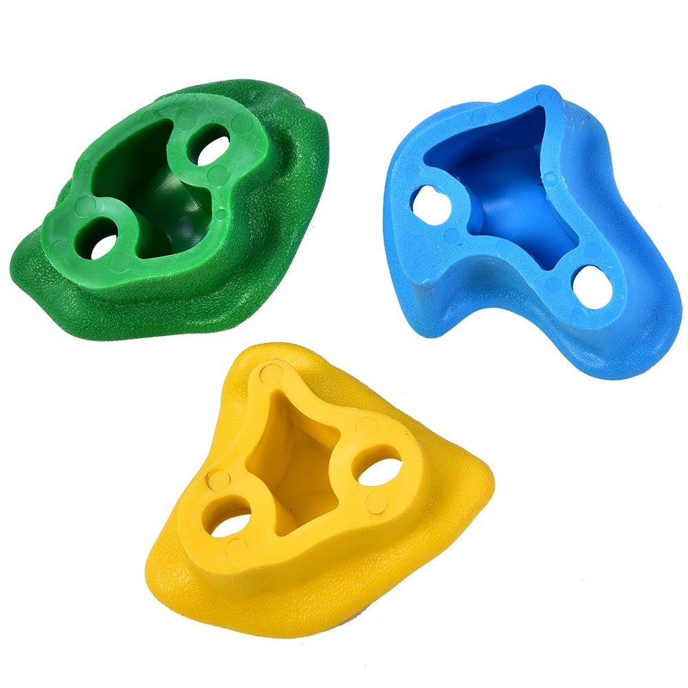 20Pcs Multi Colour Textured Climbing Rocks Wall Stones Kids Assorted Kit