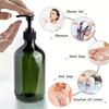500ml Refillable Shampoo Bottle Plastic Empty Pump Soap Dispenser for Liquid Kitchen Soap Bottle Hotel Bathroom Accessories