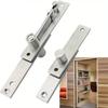 1 Set 360 Degree Rotate Stainless Steel Hidden Door Hinge Kit Heavy-duty Door Pivot Hinge for Wooden Door/Secret Doors/Bookshelf
