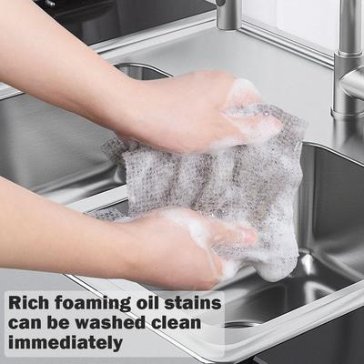 25pcs Multi-Function Disposable Cleaning Rag Easy Cleaning Soft Dishwashing Cloth For Kitchen Cleaning Kitchen Tools