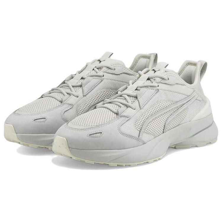 Puma Pwrframe Op-1 Fabric Pwrframe Op-1 Lth Athleisure Retro Sports Low-Top Lifestyle Shoes Unisex Sneakers Gray 384032-01
