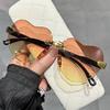 New Rimless Sunglasses Heart Fashion Pc Frame Women Men Code Round Sun Glasses for Female Male Gradient Traveling Oculos Glasses