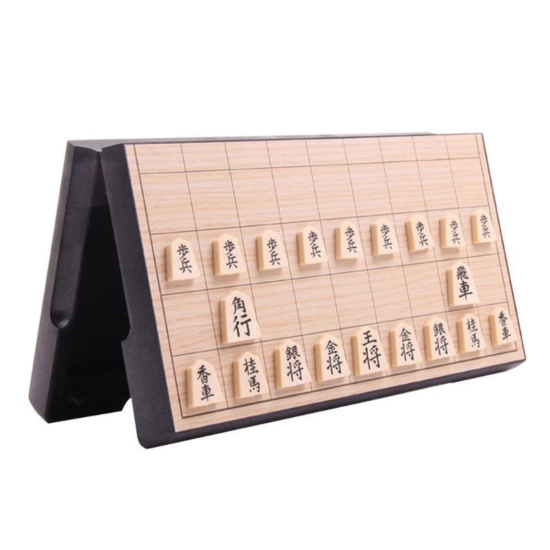 Portable Board Game: Foldable Magnetic Japanese Shogi,A Strategic Family & Party Game, Ideal for Gatherings and Travel