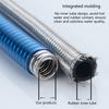 Pack Of 2 Flexible 304 Stainless Steel Water Heater Connector Hot and Cold Water Inlet Pipe Practical Color Coded Hose