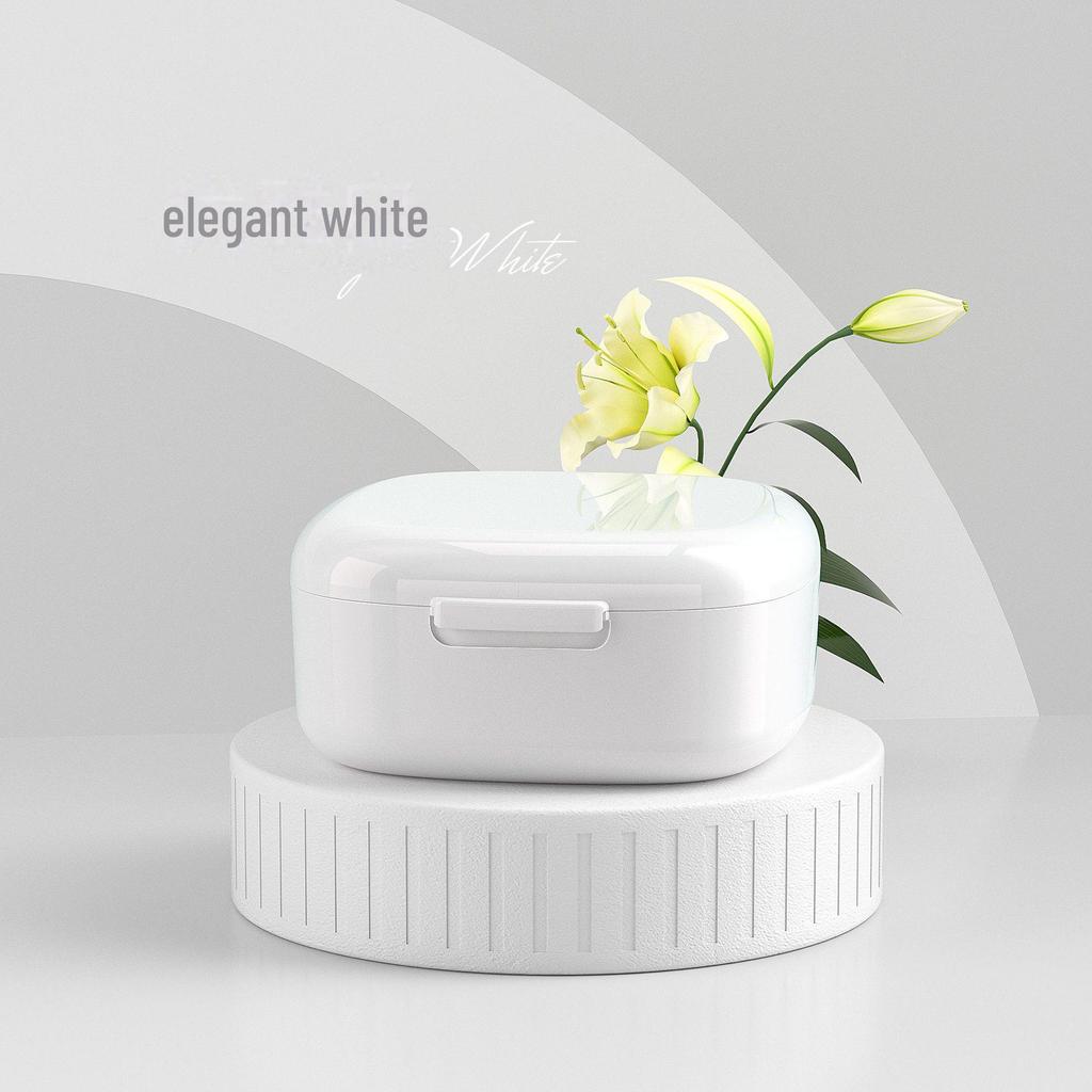 Mallette de nettoyage portable pour prothèses dentaires et appareils orthodontiques pour personnes âgées