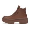 Converse Chuck Taylor All Star con Zeppa Plateau Impermeabile Alto Orso Marrone Nabuk Scarpe da Ginnastica da Donna Nere A11547C