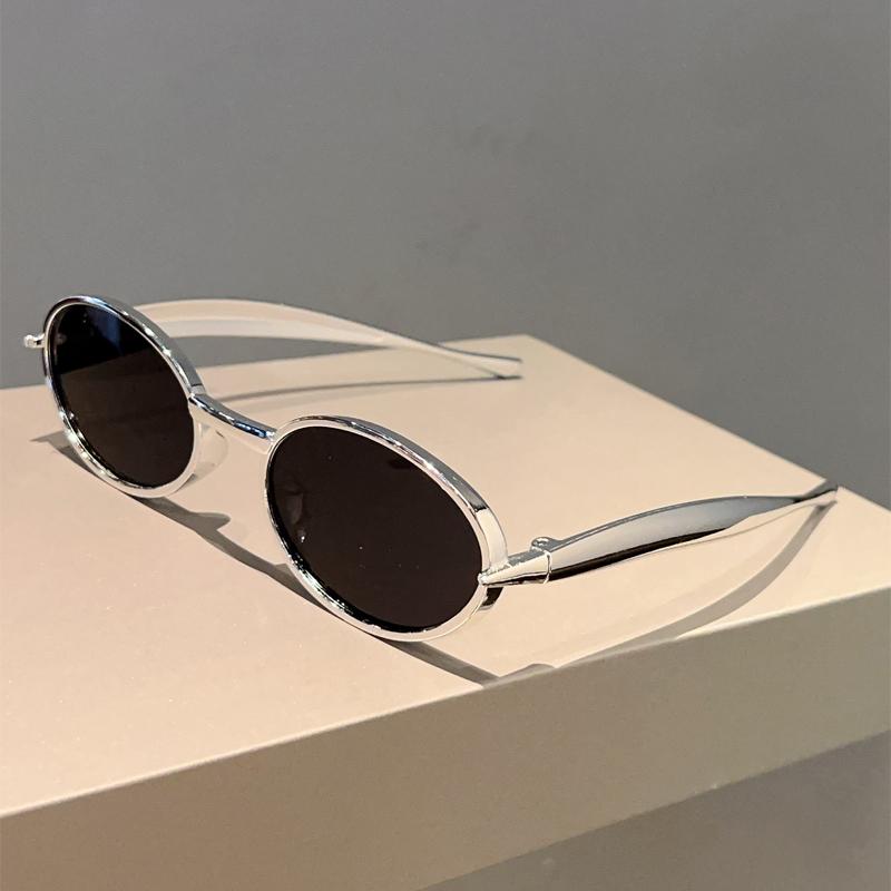 KAMMPT Oval Sunglasses Men Fashion Vintage Outdoor Casual Shades Women 2026 Trendy Retro Luxury Brand Design Decor Sun Glasses