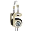Koss Porta Pro Wired Limited Edition Rhythm Beige On-Ear Headphones with Inline Mic, Volume Control, Touch Remote & Hard Carry Case, 3.5mm Plug