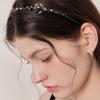 J.Lauren Flower Black Cubic Point Luxury Hairband H01274