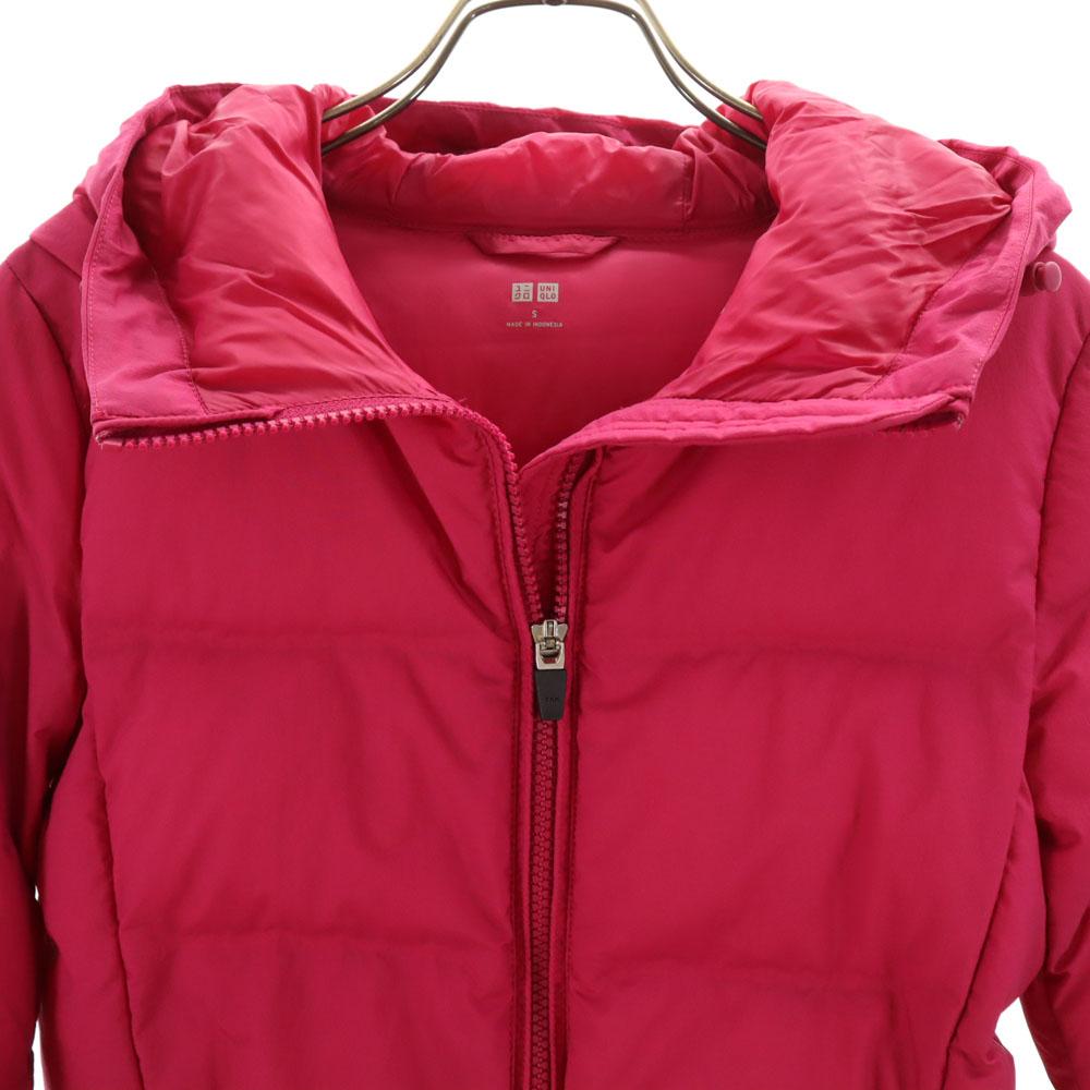 Uniqlo Nahtlose Daunenjacke S rosa Damen Gebraucht