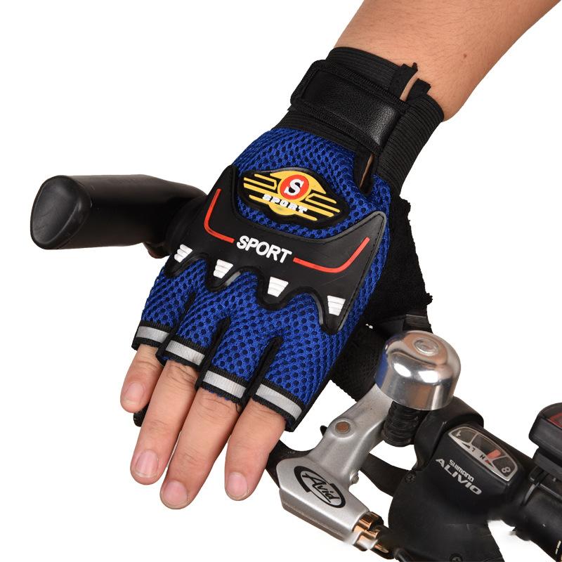 New Cycling Gloves Half Finger Guantes Luvas Motorcycle Bicycle Breathable Anti-slip MTB Bike Fitness Sport Training Glove