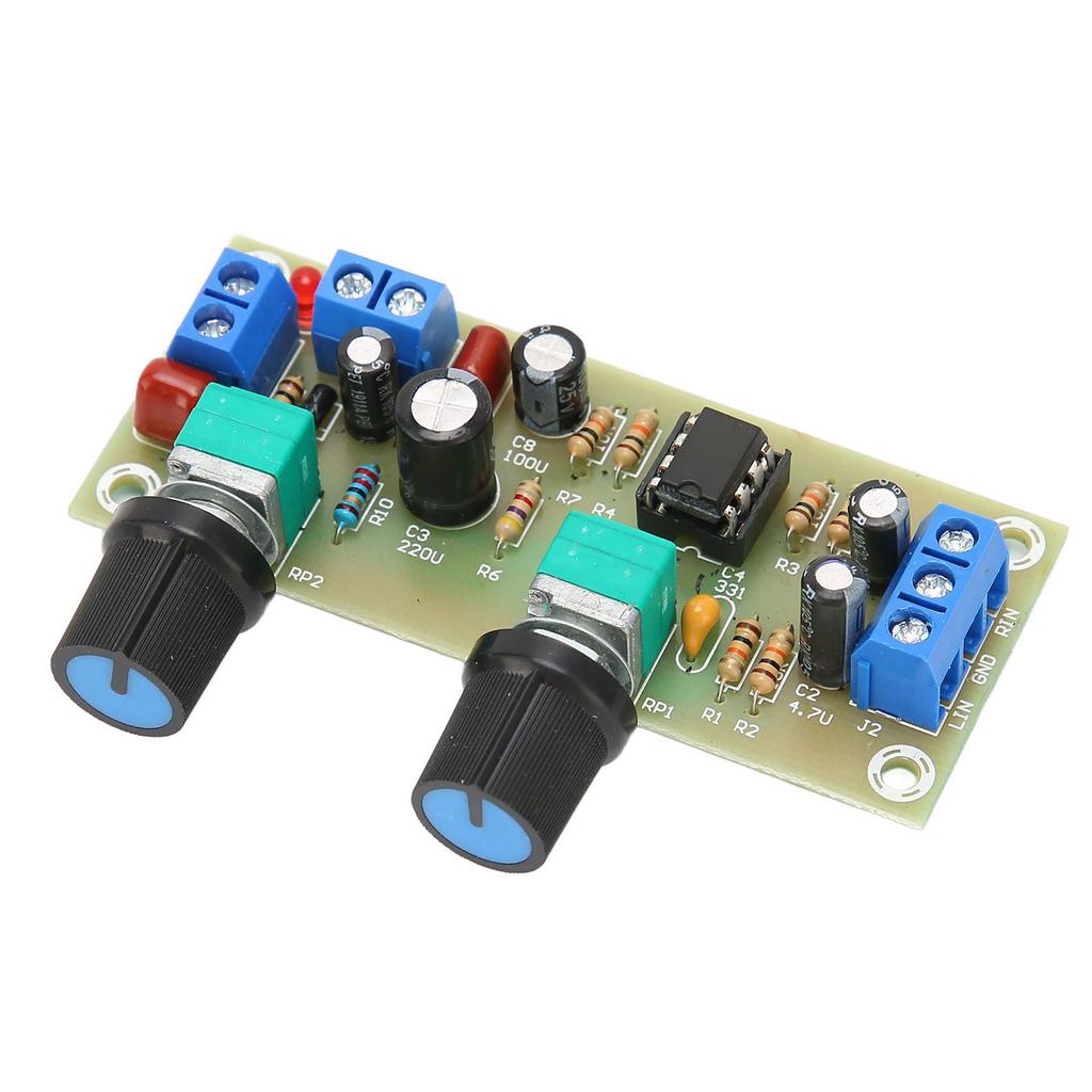 Subwoofer Preamp Board Single Supply Low Pass Filter Boards with LED Indicators DC10‑24V
